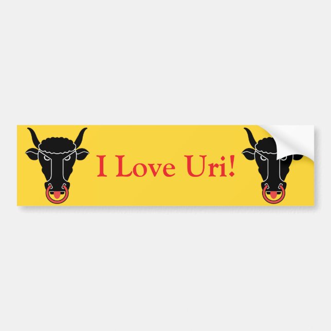 Adesivo Para Carro Sticker Flag of Uri, Switzerland (Frente)