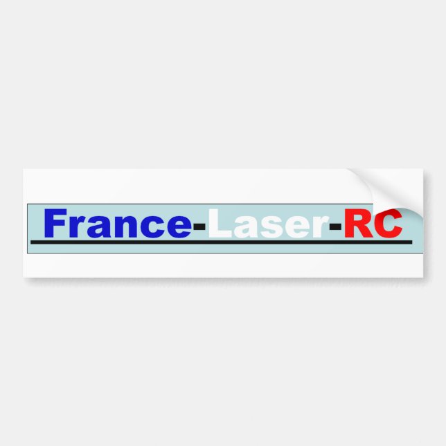 Adesivo Para Carro Sticker França Laser RC (Frente)