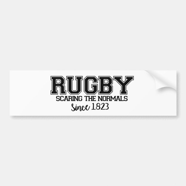 Adesivo Para Carro Sticker Rugby quote (Frente)