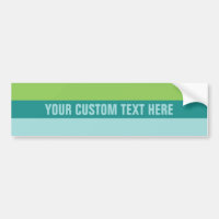 Stripes Pattere para-choques personalizado