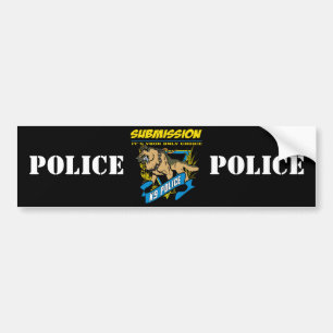 Adesivo Para Carro Submissão da polícia K9