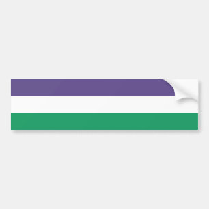 Adesivo Para Carro Suffragette Flag Pró-Escolha das Mulheres
