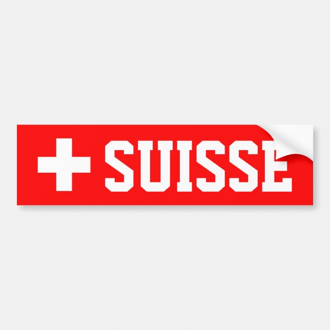 Adesivo Para Carro Suisse (Frente)