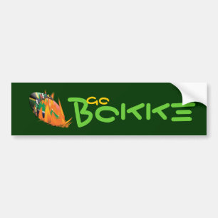 Adesivo Para Carro "Sul -" os suportes africanos do rugby "vão Bokke