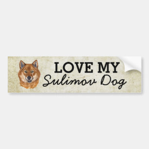 Adesivo Para Carro Sulimov Dog Bumper Sticker