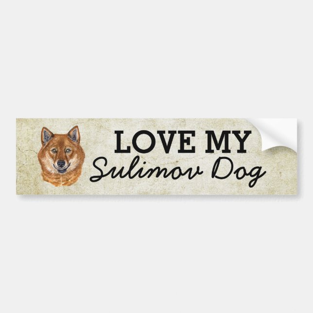 Adesivo Para Carro Sulimov Dog Bumper Sticker (Frente)