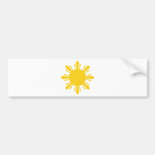 Adesivo Para Carro Sun filipino, Pinoy Sun, filipino Sun