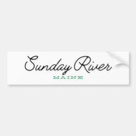 Adesivo Para Carro Sunday River Maine