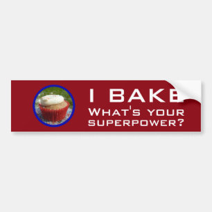Adesivo Para Carro Superpotência (cupcake)
