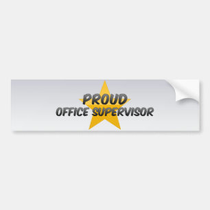 Adesivo Para Carro Supervisor orgulhoso do escritório