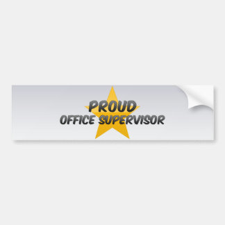 Adesivo Para Carro Supervisor orgulhoso do escritório