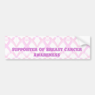 Adesivo Para Carro Suporte,Consciência do Cancer de Mama_