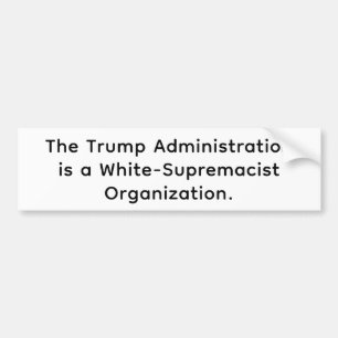 Adesivo Para Carro Supremacista-Branco Trump Hankamer Artjunkhaus Paz