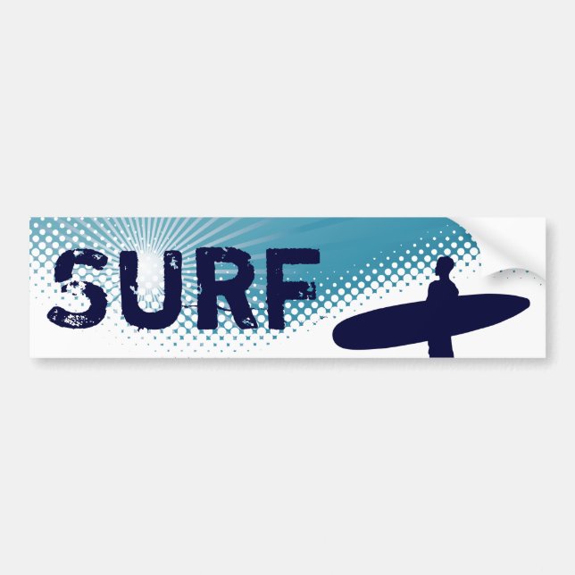 Adesivo Para Carro surf do sol (Frente)