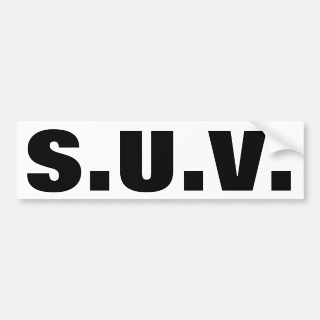 Adesivo Para Carro SUV Óbvio (Frente)