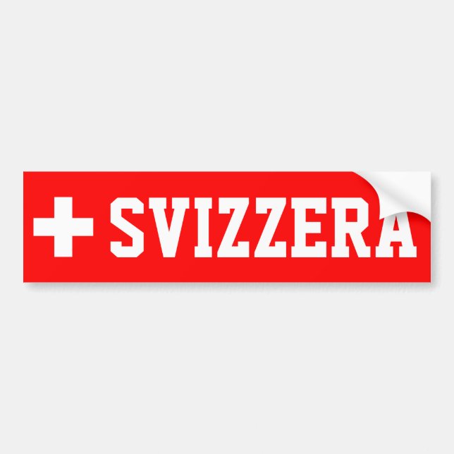 Adesivo Para Carro Svizzera (Frente)