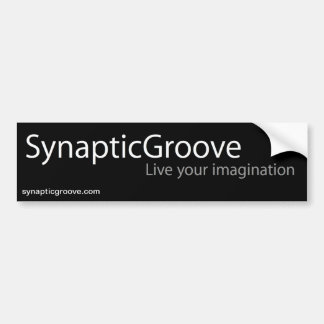 Adesivo Para Carro SynapticGroove - autocolante no vidro traseiro