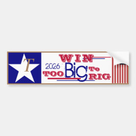 Adesivo Para Carro T is for Trump Big Win