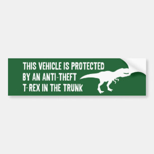 Adesivo Para Carro T-Rex antirroubo