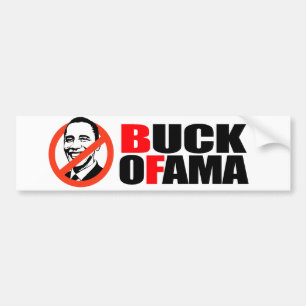 Adesivo Para Carro T-shirt de Anti-Obama - fanfarrão Ofama