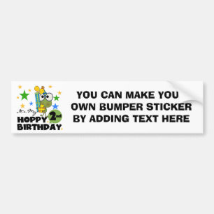 Adesivo Para Carro T-shirts e presentes segundos aniversários de Sapo