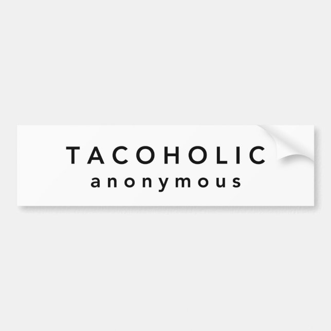 Adesivo Para Carro TACOHOLIC anónimo (Frente)
