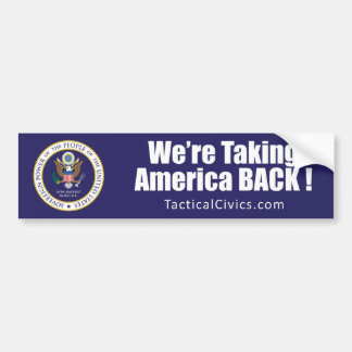 Adesivo Para Carro Tactical Civics™ Bumper Sticker