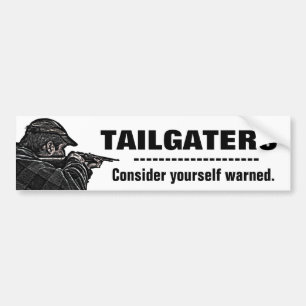Adesivo Para Carro Tailgaters - considere-se advertido