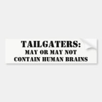 Tailgaters contem cérebros humanos? Talvez