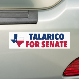 Adesivo Para Carro Talarico para Senado Eleição 2026 Texas