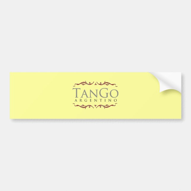 Adesivo Para Carro Tango argentino (Frente)