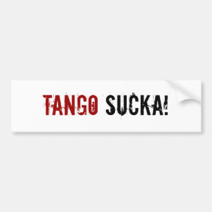 Adesivo Para Carro Tango Sucka! autocolante no vidro traseiro da