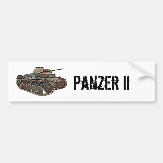 Adesivo Para Carro Tanque Panzer II (Frente)