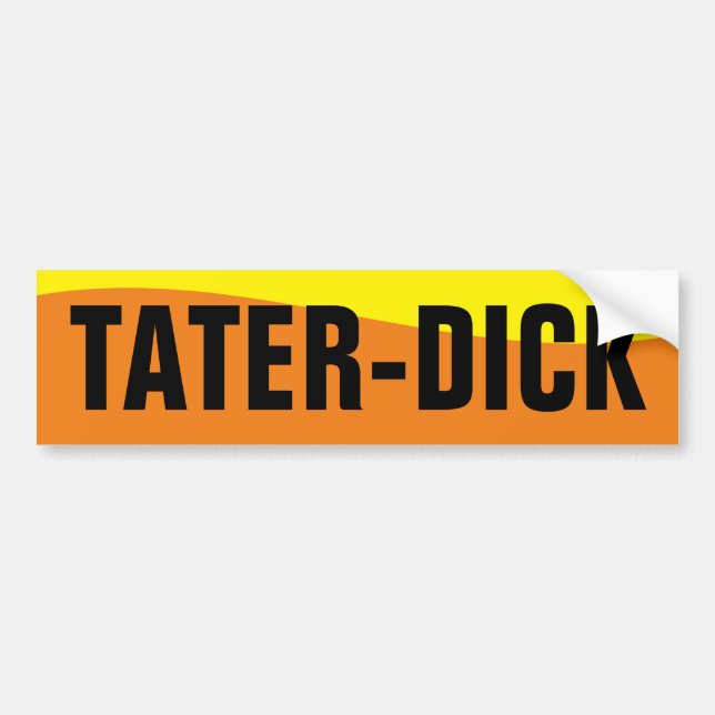 ADESIVO PARA CARRO TATER DICK (Frente)