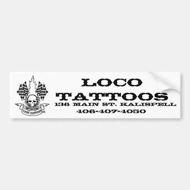 Adesivo Para Carro Tatuagens do louco do apoio!! (Frente)