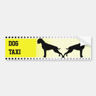 Adesivo Para Carro Táxi de Cachorro Boxer Alemão