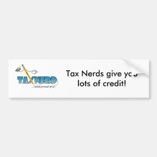 Adesivo Para Carro TaxNerd Bumpersticker 2