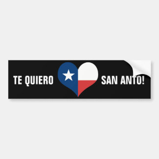 Adesivo Para Carro Te Quiero San Anto!