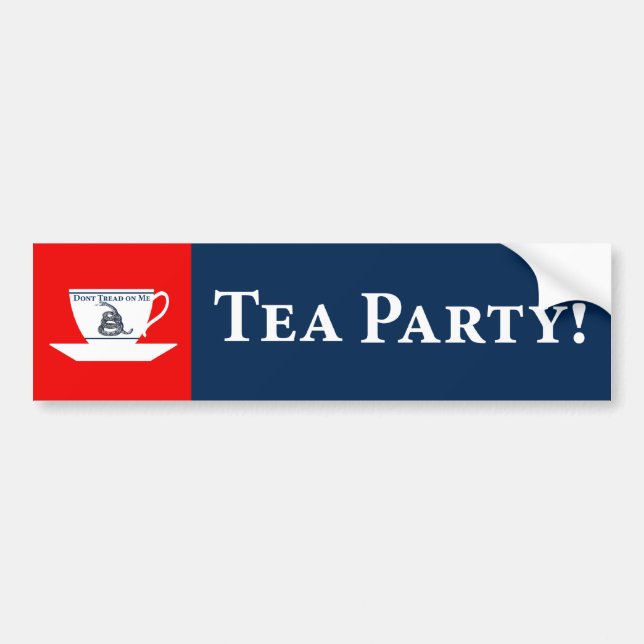 Adesivo Para Carro Tea party! (Frente)
