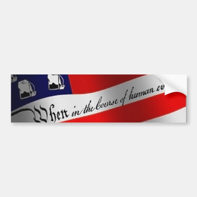 Adesivo Para Carro Tea party 15 de abril de 2009 (Frente)