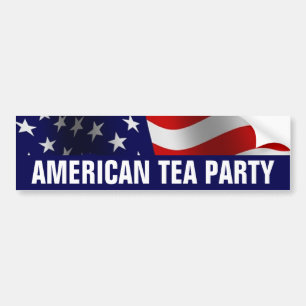 Adesivo Para Carro Tea party americano