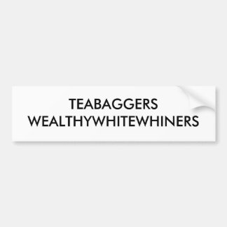ADESIVO PARA CARRO TEABAGGERS WEALTHYWHITEWHINERS