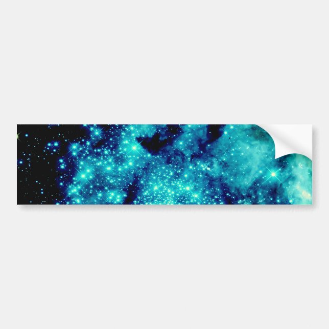 Adesivo Para Carro Teal Galaxy (Frente)