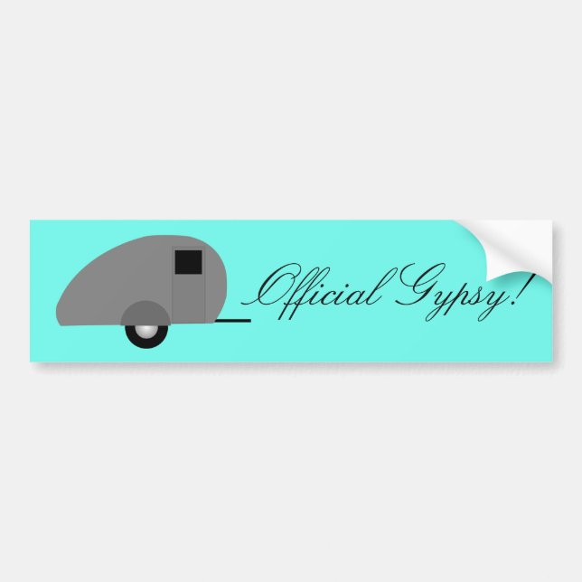 Adesivo Para Carro Teardrop Trailer Minúsculo Thunder_Cove (Frente)