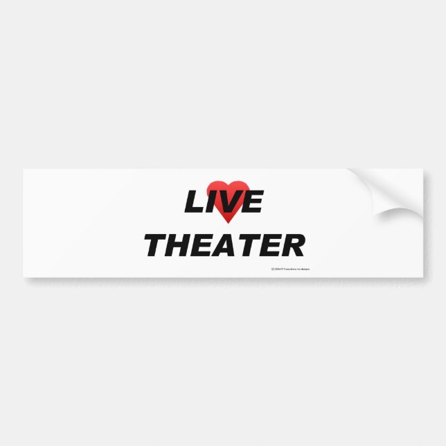 Adesivo Para Carro Teatro do amor (Frente)