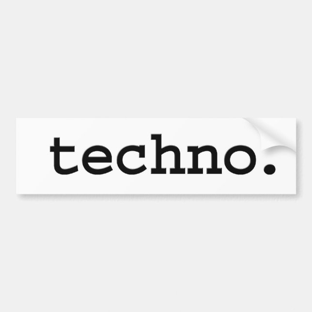 Adesivo Para Carro techno. (Frente)