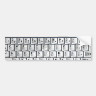 Adesivo Para Carro Teclado