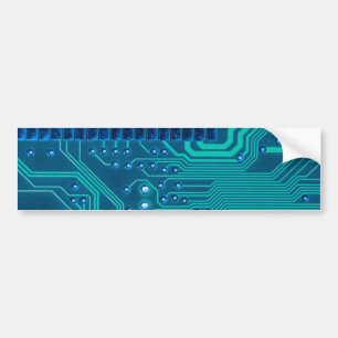 Adesivo Para Carro Tecnologia Circuit Board Geek