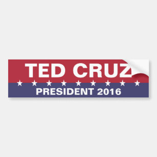 Adesivo Para Carro TED CRUZ para Presidente 2016