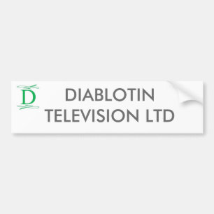 ADESIVO PARA CARRO TELEVISÃO LTD DE DIABLOTIN
